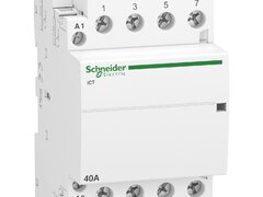 Contactor tetrapolar, 40A, ICT, 4NO, 220V, 50HZ, A9C20844 Schneider